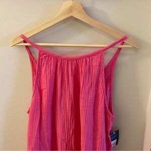 NWT Magenta Gauze/Muslin Maxi Tank Dress by Universal Thread